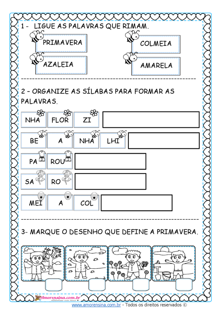 Atividades de Alfabetização para o 1º Ano: Leitura e Escrita